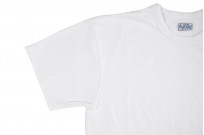 Flat Head Loopwheeled Blank T-Shirt - White - Image 5