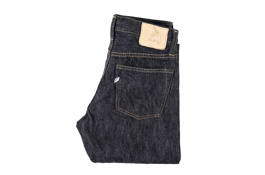 Pure Blue Japan EX-019 17.5oz Extra Slub Denim Jeans - Straight Tapered - Image 5