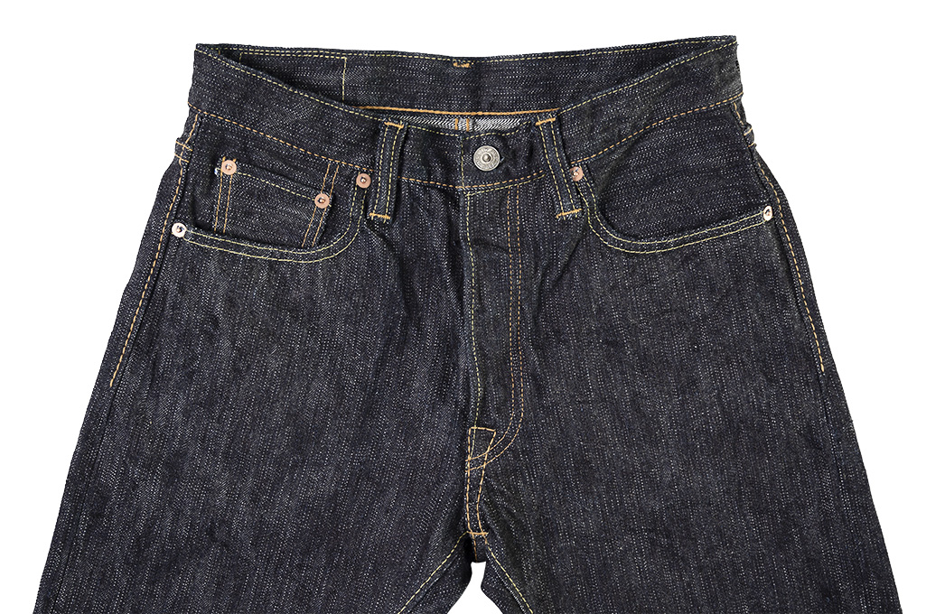 Pure Blue Japan EX-019 17.5oz Extra Slub Denim Jeans - Straight Tapered