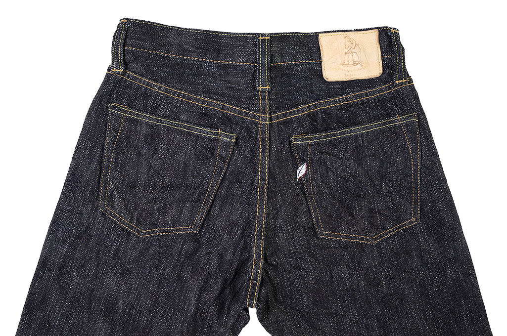 Pure Blue Japan EX-019 17.5oz Extra Slub Denim Jeans - Straight Tapered - Image 12