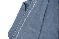 Iron Heart Chambray Workshirt - 5oz Selvedge Cotton Linen - Image 16
