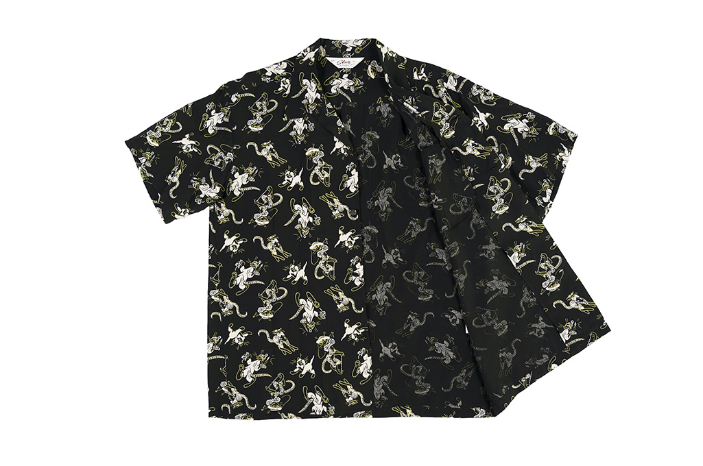 Star of Hollywood High Density Rayon Shirt - Fancy Cats - Image 13
