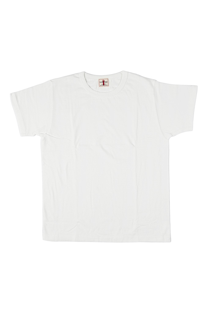 Samurai Blank T-Shirt 2-Pack - Medium Weight White - Image 0