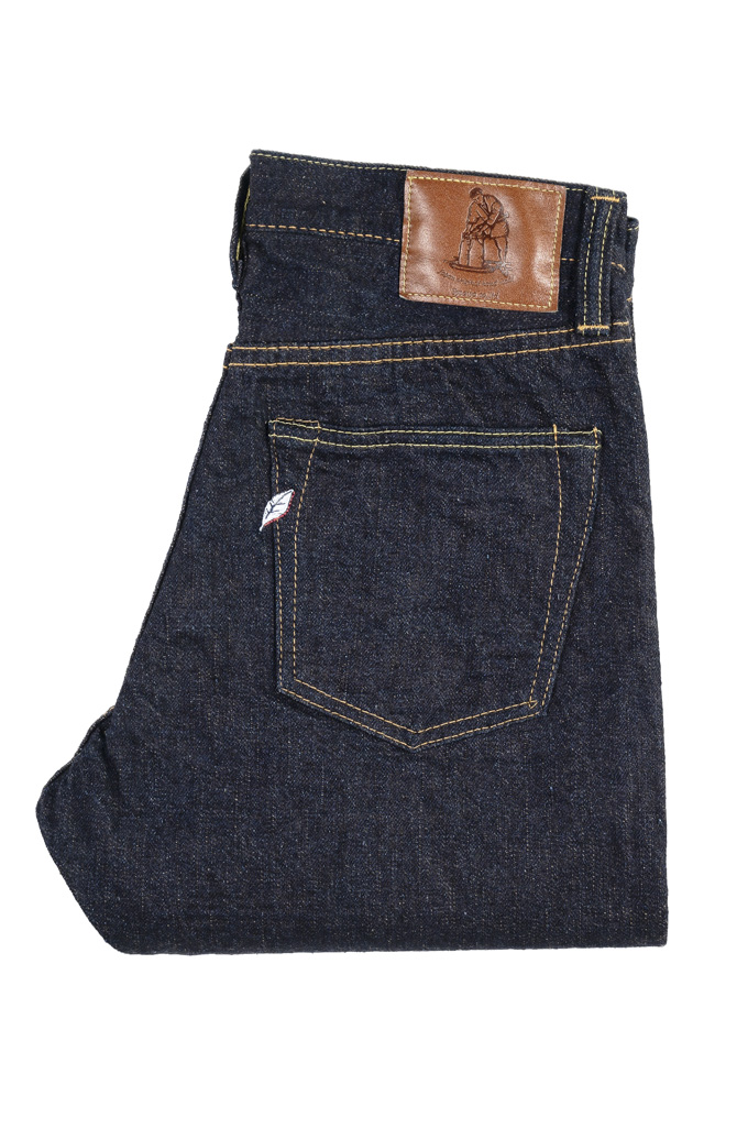 Pure Blue Japan OG-019 14oz Organic Recycled Cotton Jeans - Straight Tapered - Image 6