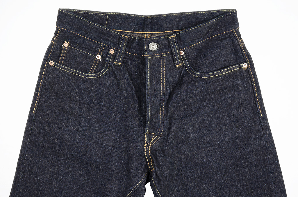 Pure Blue Japan OG-019 14oz Organic Recycled Cotton Jeans - Straight Tapered - Image 10