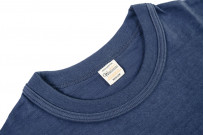 Warehouse Slub Cotton T-Shirt - Navy w/ Pocket - Image 2