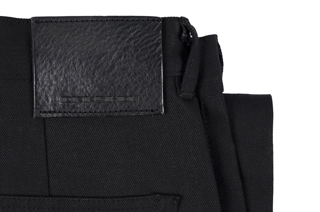 Rick Owens DRKSHDW Geth Jeans - Made In Japan 16oz Black/Black - Image 8