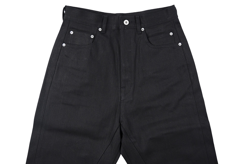 Rick Owens DRKSHDW Geth Jeans - Made In Japan 16oz Black/Black - Image 9