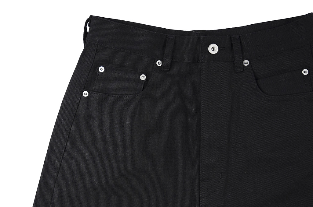 Rick Owens DRKSHDW Geth Jeans - Made In Japan 16oz Black/Black - Image 10