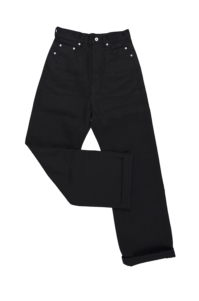 Rick Owens DRKSHDW Geth Jeans - Made In Japan 16oz Black/Black - Image 13
