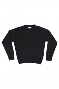 Merz b. Schwanen Cashmere Crewneck Sweater - Deep Black - Image 0