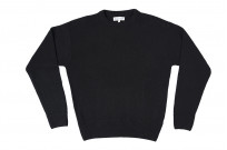 Merz b. Schwanen Cashmere Crewneck Sweater - Deep Black - Image 1