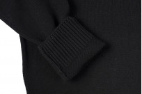 Merz b. Schwanen Cashmere Crewneck Sweater - Deep Black - Image 4