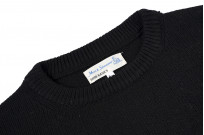 Merz b. Schwanen Cashmere Crewneck Sweater - Deep Black - Image 5