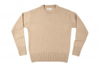 Merz b. Schwanen Merino/Cashmere Crewneck Sweater - Toffee - L0CC01.11 - Image 1