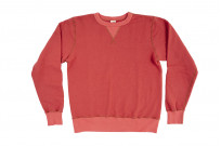 Buzz Rickson Flatlock Seam Crewneck Sweater - Red - Image 5