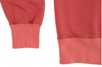 Buzz Rickson Flatlock Seam Crewneck Sweater - Red - Image 9