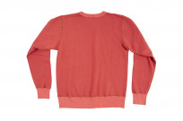 Buzz Rickson Flatlock Seam Crewneck Sweater - Red - Image 11