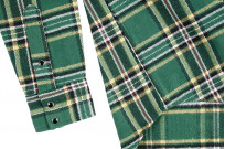 Iron Heart Ultra-Heavy Flannel - Green Tartan Check - Image 12