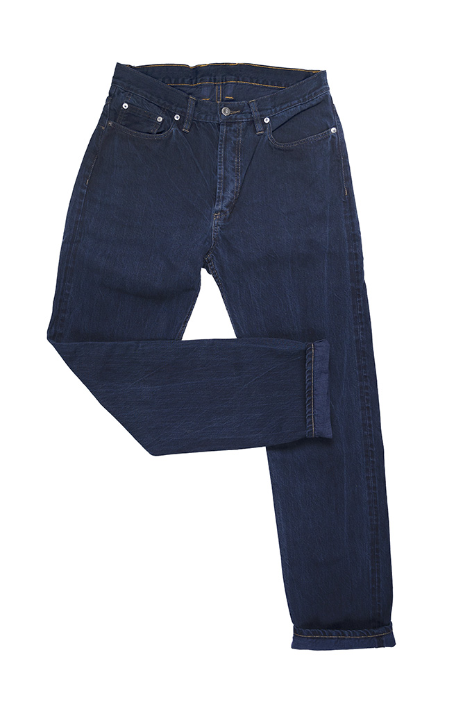 3sixteen Arcoíris Collection / CT-100x Overdyed Classic Tapered Jeans - Cobalt - Image 11