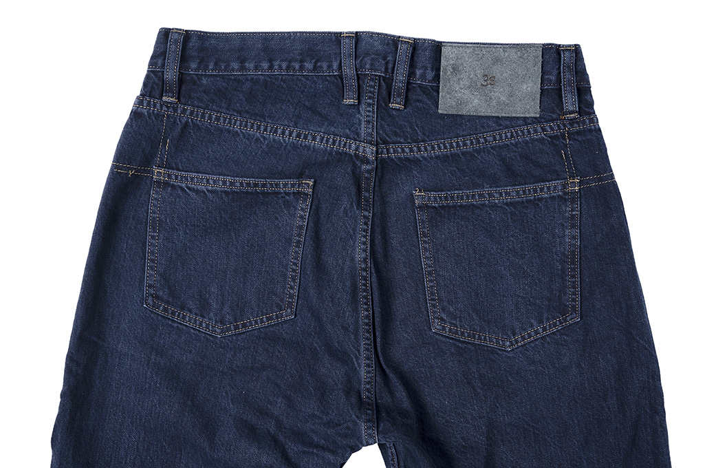 3sixteen Arcoíris Collection / CT-100x Overdyed Classic Tapered Jeans - Cobalt - Image 13