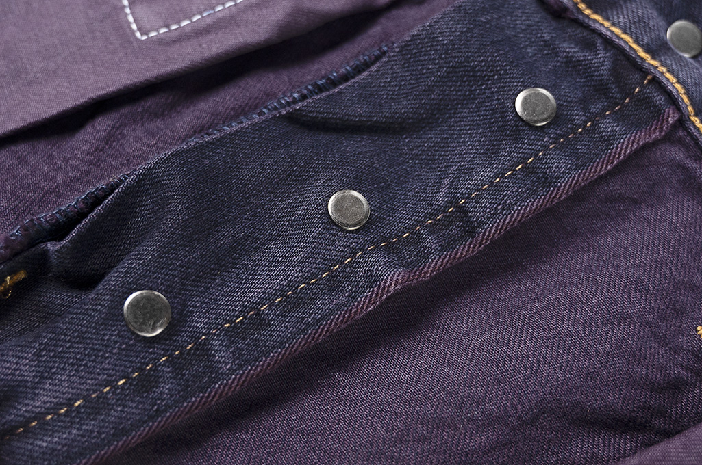 3sixteen Arcoíris Collection / NT-100x Overdyed Narrow Tapered Jeans - Violet - Image 15