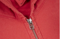 3sixteen Arcoíris Collection / Overdyed French Terry Zip Hoodie - Crimson - Image 3