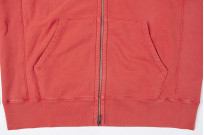 3sixteen Arcoíris Collection / Overdyed French Terry Zip Hoodie - Crimson - Image 4