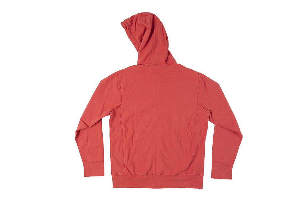 3sixteen Arcoíris Collection / Overdyed French Terry Zip Hoodie - Crimson - Image 9