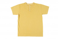 3sixteen Arcoíris Collection / Overdyed Short Sleeve Henley - Yellowish - Image 1