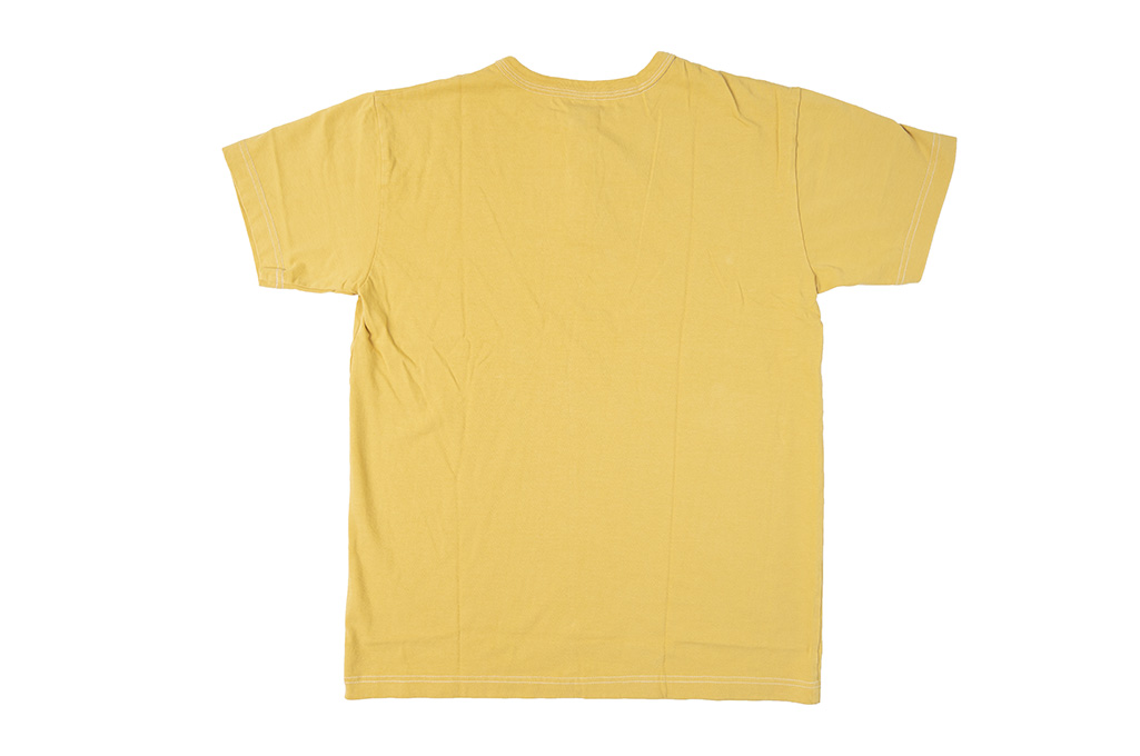 3sixteen Arcoíris Collection / Overdyed Short Sleeve Henley - Yellowish - Image 5