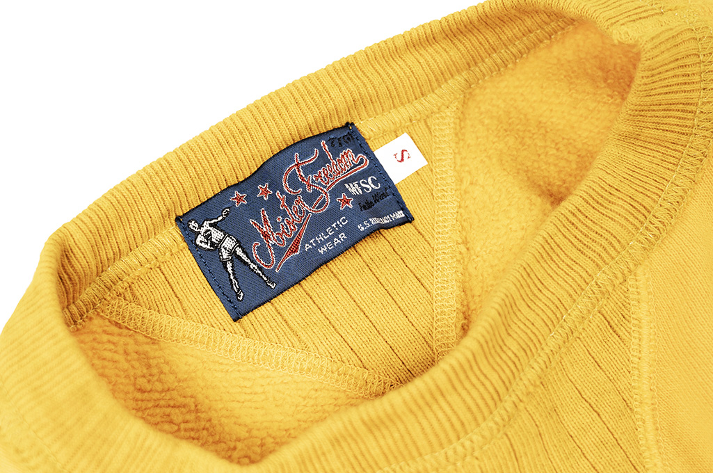 Mister Freedom “The Medalist” Crewneck Sweater - Gold - Image 5