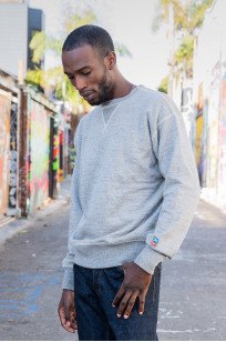 Mister Freedom “The Medalist” Crewneck Sweater - Heather Gray - Image 1