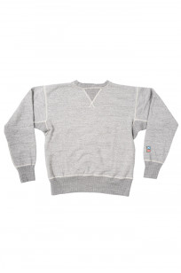 Mister Freedom “The Medalist” Crewneck Sweater - Heather Gray - Image 3
