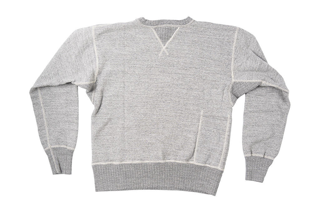 Mister Freedom “The Medalist” Crewneck Sweater - Heather Gray - Image 9