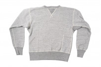 Mister Freedom “The Medalist” Crewneck Sweater - Heather Gray - Image 9