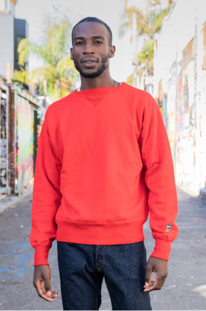 Mister Freedom “The Medalist” Crewneck Sweater - Red