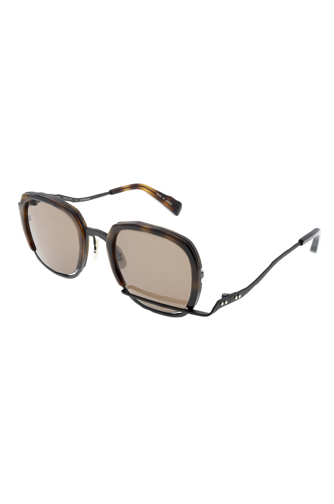 Masahiro Maruyama Titanium Sunglasses - MM-0060 / #3 Havana/Brown - Image 0
