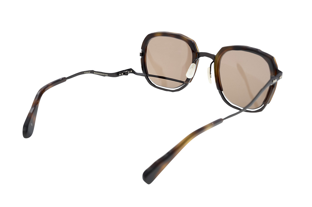 Masahiro Maruyama Titanium Sunglasses - MM-0060 / #3 Havana/Brown - Image 4