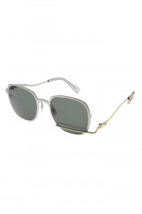 Masahiro Maruyama Titanium Sunglasses - MM-0059 / #1 Silver/Gold - Image 0