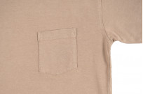 3sixteen Garment Dyed Pocket T-Shirt - Sand - Image 3