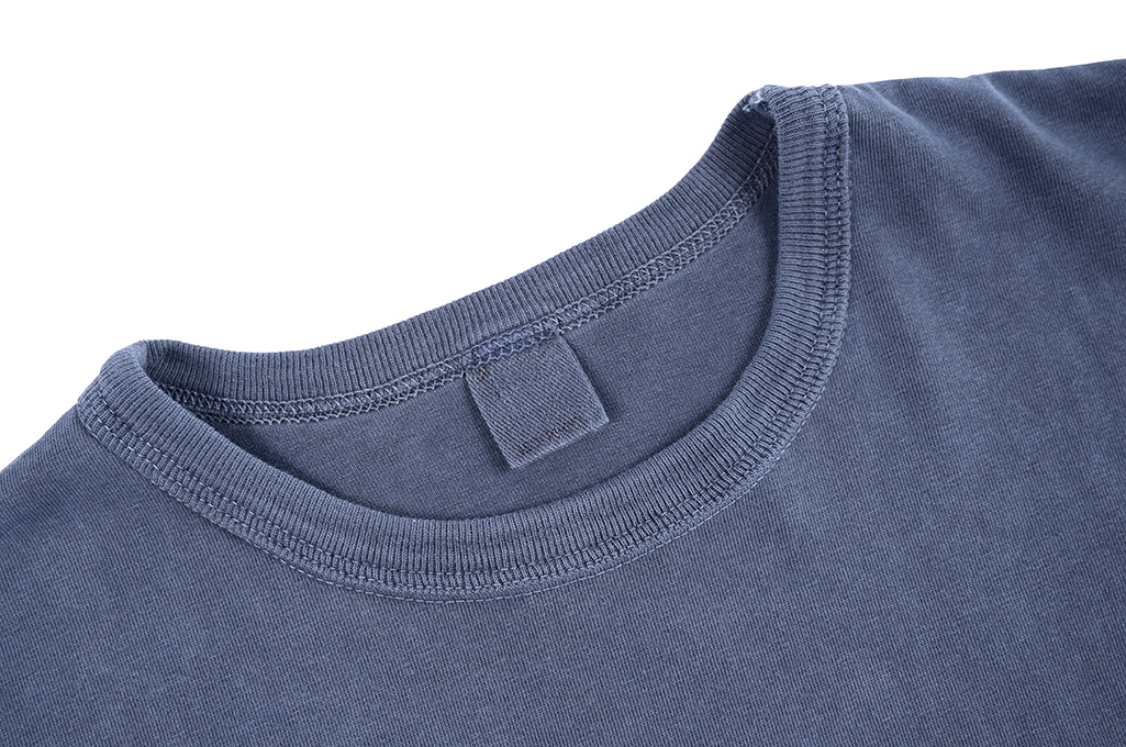 3sixteen Garment Dyed Pocket T-Shirt - French Blue - Image 2