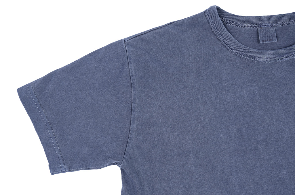 3sixteen Garment Dyed Pocket T-Shirt - French Blue - Image 4