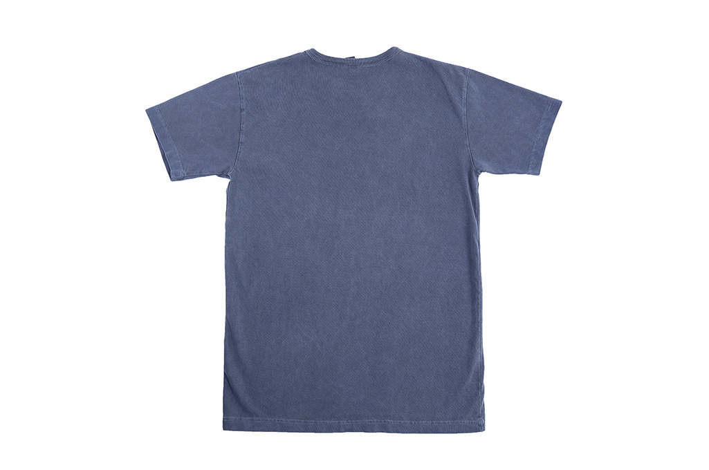 3sixteen Garment Dyed Pocket T-Shirt - French Blue - Image 5