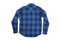 Iron Heart Ultra-Heavy Flannel - Indigo-Dyed Buffalo Check - Image 15