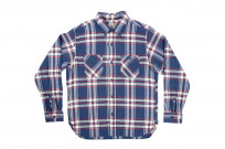 Sugar Cane Twill Check Flannel Shirt - Lot. 28746 Dark Blue/Red Plaid  - Image 4