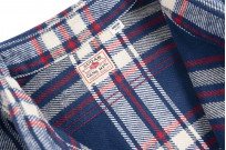 Sugar Cane Twill Check Flannel Shirt - Lot. 28746 Dark Blue/Red Plaid  - Image 6