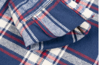 Sugar Cane Twill Check Flannel Shirt - Lot. 28746 Dark Blue/Red Plaid  - Image 10