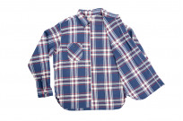 Sugar Cane Twill Check Flannel Shirt - Lot. 28746 Dark Blue/Red Plaid  - Image 11