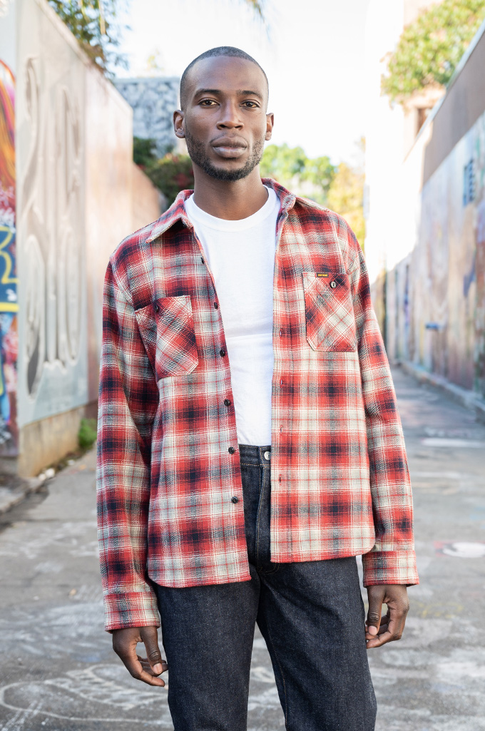 Iron Heart Ultra-Heavy Flannel - Classic Red Check Workshirt - Image 1